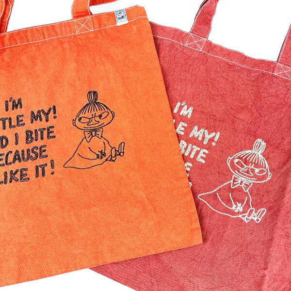 ムーミン リトルミイ 後染めフラットトートバッグ(バーガンディー) MOOMIN 商品画像7：キャラグッズPERFECT WORLD TOKYO
