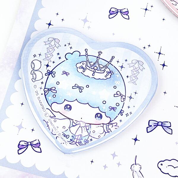サンリオ マイメロディ&キキララ 50th×DOLLY MIX ハート缶バッジ3個セット Sanrio 日本製 商品画像4：キャラグッズPERFECT WORLD TOKYO