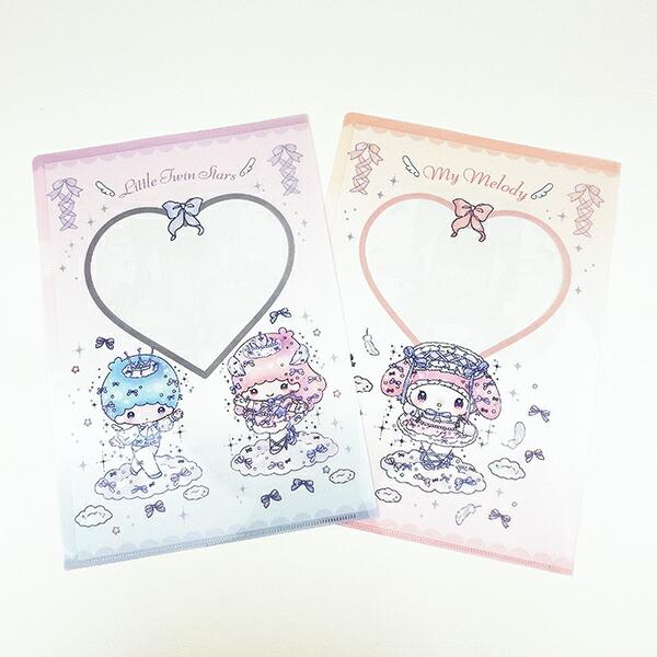 サンリオ マイメロディ&キキララ 50th×DOLLY MIX A4クリアファイル2枚セット 文具 Sanrio 日本製 商品画像2：キャラグッズPERFECT WORLD TOKYO