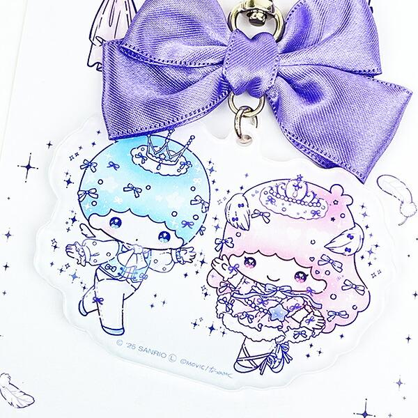 サンリオ キキララ 50th×DOLLY MIX リボンアクリルキーホルダー Sanrio 日本製 商品画像3：キャラグッズPERFECT WORLD TOKYO