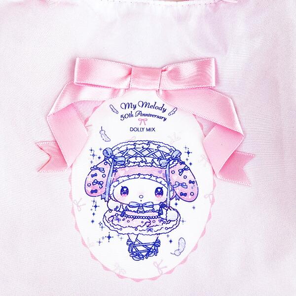サンリオ マイメロディ 50th×DOLLY MIX フリルスクエアハンドバッグ ライトピンク ランチ Sanrio 商品画像2：キャラグッズPERFECT WORLD TOKYO