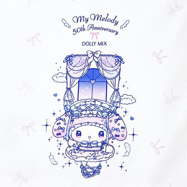 サンリオ マイメロディ 50th×DOLLY MIX フリル巾着 ライトピンク Sanrio 商品画像2：キャラグッズPERFECT WORLD TOKYO