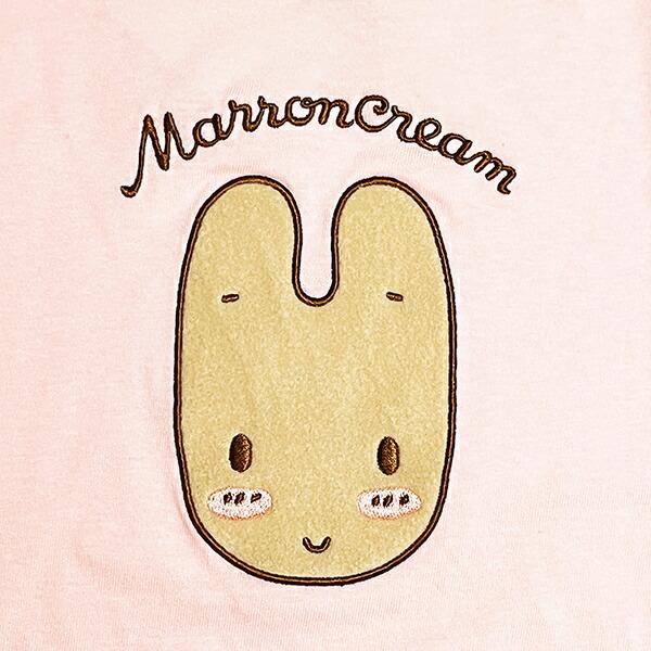 サンリオ マロンクリーム アップリケTシャツ(M) ライトピンク アパレル Sanrio 商品画像2：キャラグッズPERFECT WORLD TOKYO