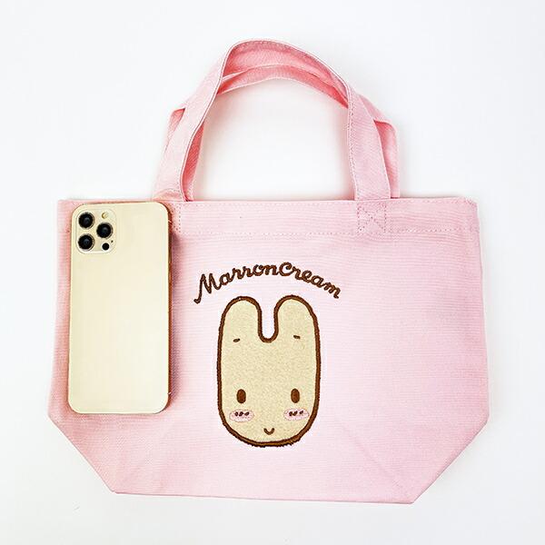 サンリオ マロンクリーム  アップリケランチトート (ピンク) Sanrio 商品画像5：キャラグッズPERFECT WORLD TOKYO
