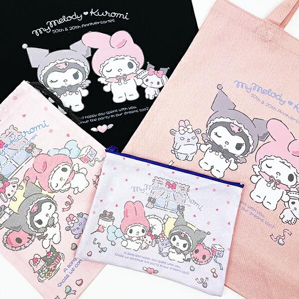 サンリオ マイメロディ50th ＆クロミ20th エンジェルトートバッグ ピンク Sanrio 商品画像8：キャラグッズPERFECT WORLD TOKYO