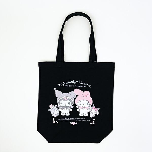 サンリオ マイメロディ50th ＆クロミ20th エンジェルトートバッグ ブラック S･･･