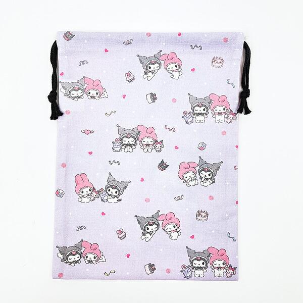 サンリオ マイメロディ50th ＆クロミ20th エンジェル巾着 日本製 Sanrio 商品画像4：キャラグッズPERFECT WORLD TOKYO