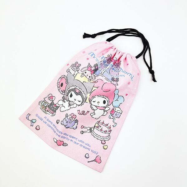 サンリオ マイメロディ50th ＆クロミ20th エンジェル巾着 日本製 Sanrio 商品画像5：キャラグッズPERFECT WORLD TOKYO