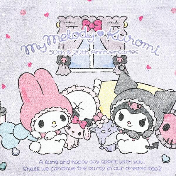 サンリオ マイメロディ50th&クロミ20th アニバーサリー エンジェルフラットポーチ 日本製 Sanrio 商品画像2：キャラグッズPERFECT WORLD TOKYO