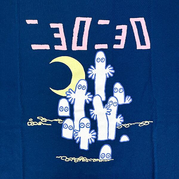 ムーミン ニョロニョロ Tシャツ(M) ネイビー アパレル MOOMIN 商品画像2：キャラグッズPERFECT WORLD TOKYO