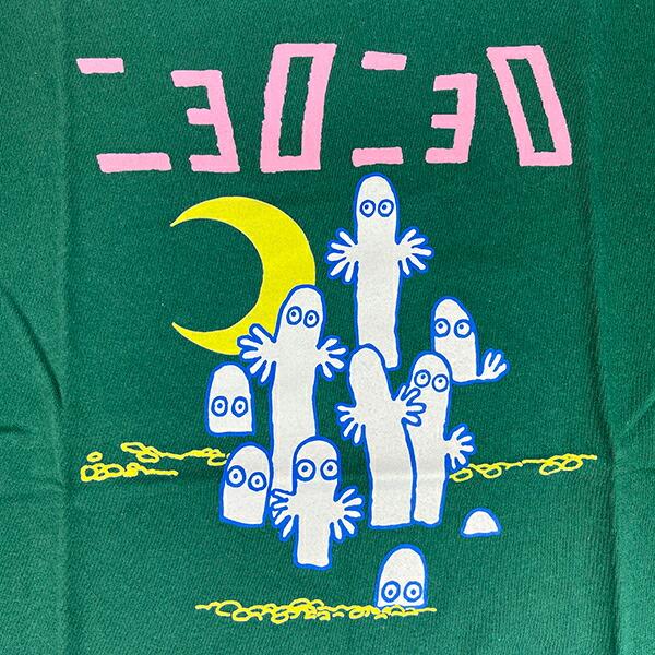 ムーミン ニョロニョロ Tシャツ(M) グリーン アパレル MOOMIN 商品画像2：キャラグッズPERFECT WORLD TOKYO