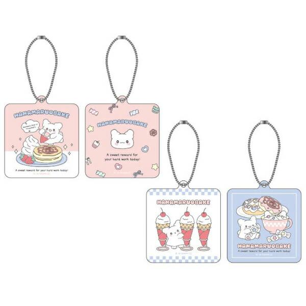 サンリオ はなまるおばけ トレーディングスクエアアクキー4種 コンプリートBO･･･