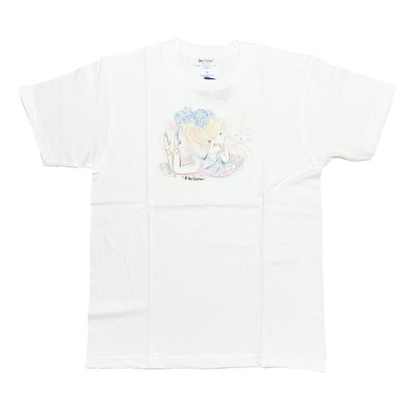 水森亜土 ハートバレエ 半袖Tシャツ(M) ホワイト アパレル