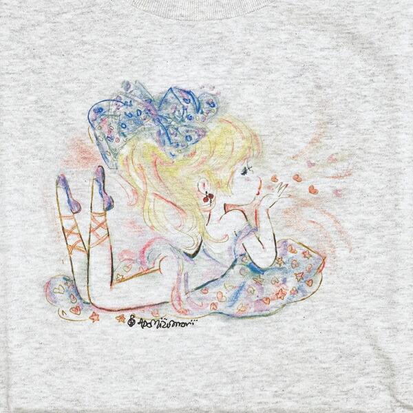 水森亜土 ハートバレエ 半袖Tシャツ(M) オートミール アパレル 商品画像2：キャラグッズPERFECT WORLD TOKYO
