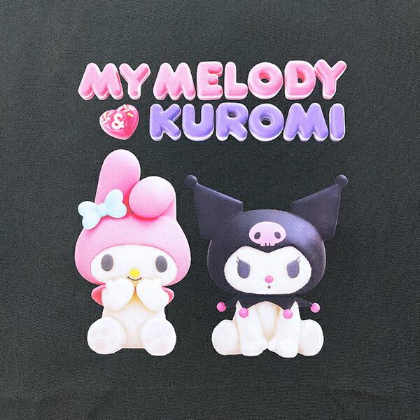 サンリオ マイメロディ＆クロミ トートバッグ ブラック Netflix Sanrio 商品画像2：キャラグッズPERFECT WORLD TOKYO
