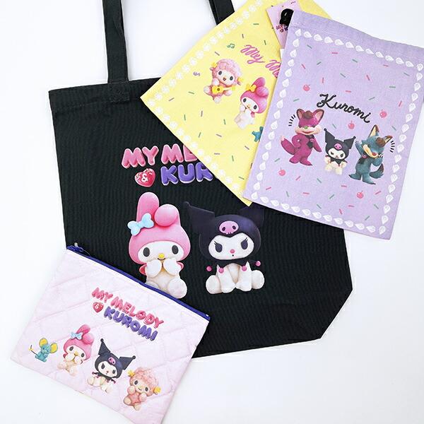 サンリオ マイメロディ＆クロミ トートバッグ ブラック Netflix Sanrio 商品画像4：キャラグッズPERFECT WORLD TOKYO
