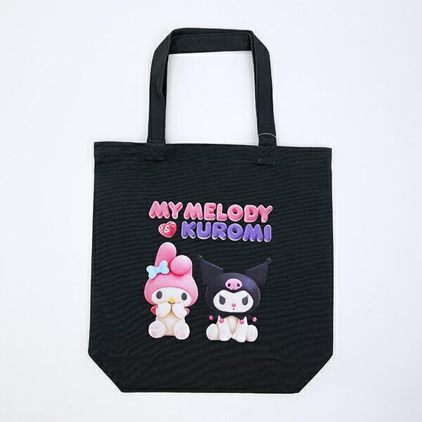 サンリオ マイメロディ＆クロミ トートバッグ ブラック Netflix Sanrio