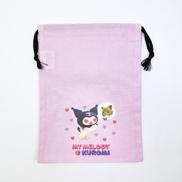 サンリオ クロミ 巾着 日本製 Netflix Sanrio 商品画像3：キャラグッズPERFECT WORLD TOKYO