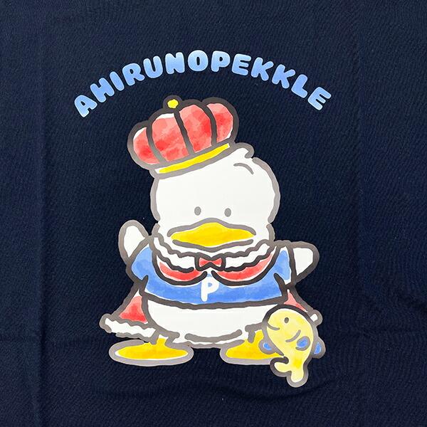 サンリオ あひるのペックル 35th 半袖Tシャツ(L) ネイビー アパレル Sanrio 商品画像2：キャラグッズPERFECT WORLD TOKYO