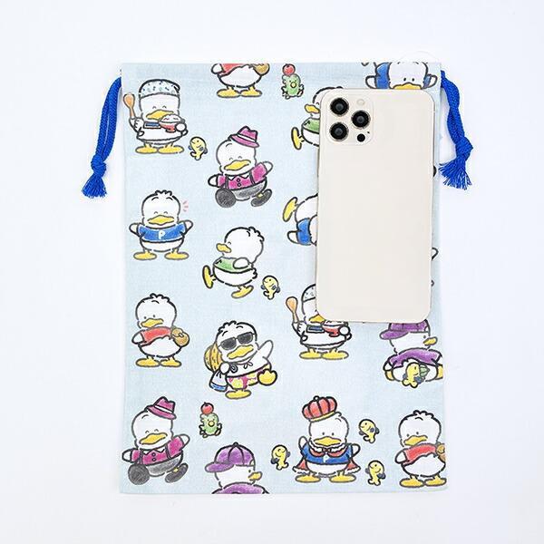 サンリオ あひるのペックル 35th 巾着 日本製 Sanrio 商品画像3：キャラグッズPERFECT WORLD TOKYO