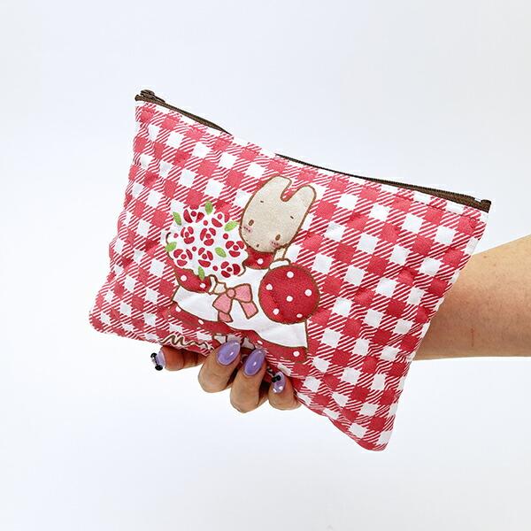 サンリオ マロンクリーム キルティングポーチ 日本製 Sanrio 商品画像4：キャラグッズPERFECT WORLD TOKYO