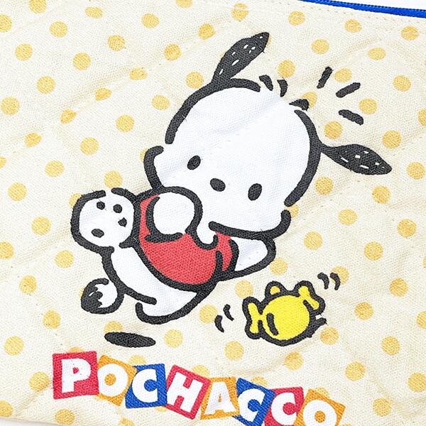 サンリオ ポチャッコ キルティングポーチ 日本製 Sanrio 商品画像2：キャラグッズPERFECT WORLD TOKYO