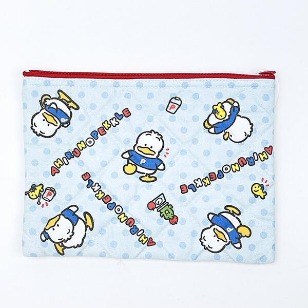 サンリオ あひるのペックル キルティングポーチ 日本製 Sanrio 商品画像3：キャラグッズPERFECT WORLD TOKYO