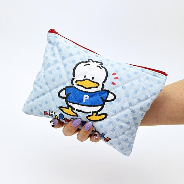 サンリオ あひるのペックル キルティングポーチ 日本製 Sanrio 商品画像5：キャラグッズPERFECT WORLD TOKYO