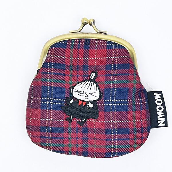 ムーミン リトルミイ チェックジャガードがま口財布 コインケース MOOMIN