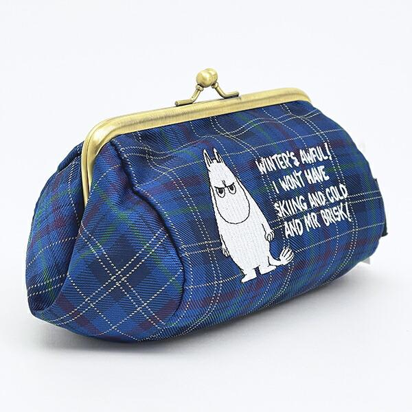 ムーミン チェック ジャガード がま口ポーチ MOOMIN 商品画像3：キャラグッズPERFECT WORLD TOKYO
