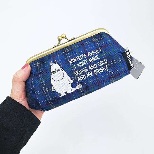 ムーミン チェック ジャガード がま口ポーチ MOOMIN 商品画像6：キャラグッズPERFECT WORLD TOKYO