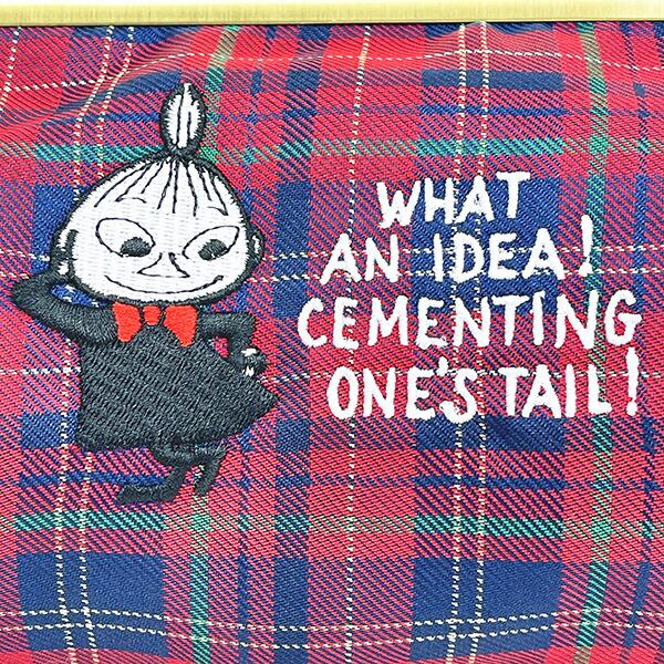 ムーミン リトルミイ チェック ジャガード がま口ポーチ MOOMIN 商品画像2：キャラグッズPERFECT WORLD TOKYO