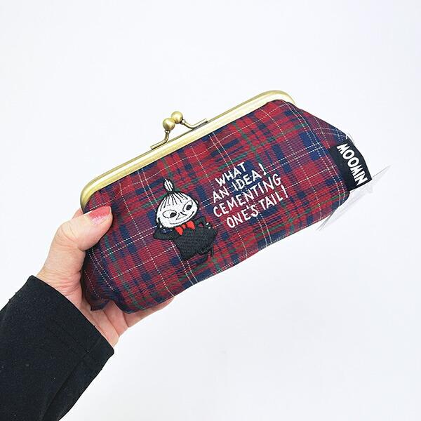 ムーミン リトルミイ チェック ジャガード がま口ポーチ MOOMIN 商品画像6：キャラグッズPERFECT WORLD TOKYO