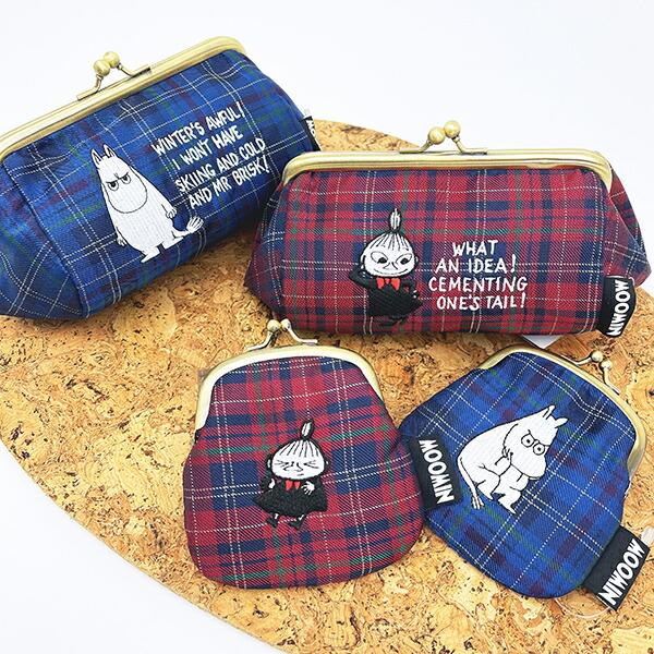 ムーミン リトルミイ チェック ジャガード がま口ポーチ MOOMIN 商品画像7：キャラグッズPERFECT WORLD TOKYO