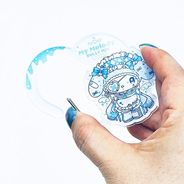 サンリオ マイメロディ＆クロミ DollyMix アクリルハートカラビナ マイメロディ ブルー sanrio 商品画像4：キャラグッズPERFECT WORLD TOKYO