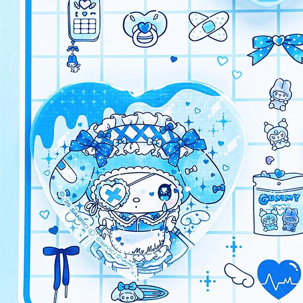 サンリオ マイメロディ＆クロミ DollyMix 缶バッジ3個セット ブルー sanrio 商品画像3：キャラグッズPERFECT WORLD TOKYO