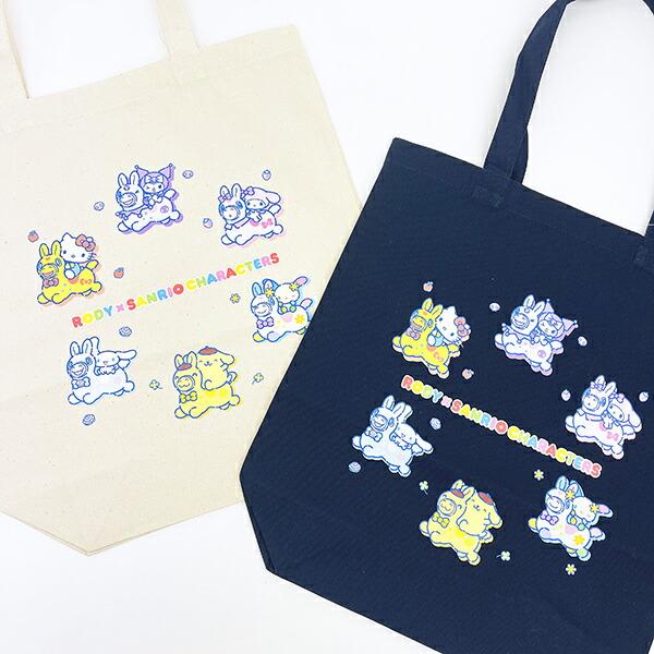 ロディ × サンリオキャラクターズ トートバッグ ネイビー Sanrio 商品画像6：キャラグッズPERFECT WORLD TOKYO