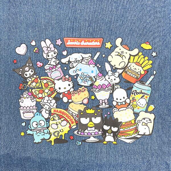 サンリオキャラクターズ デニムトートバッグ アメリカンダイナーシリーズ Sanrio 商品画像2：キャラグッズPERFECT WORLD TOKYO