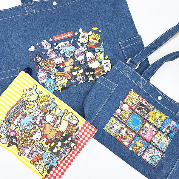 サンリオキャラクターズ デニムトートバッグ アメリカンダイナーシリーズ Sanrio 商品画像7：キャラグッズPERFECT WORLD TOKYO