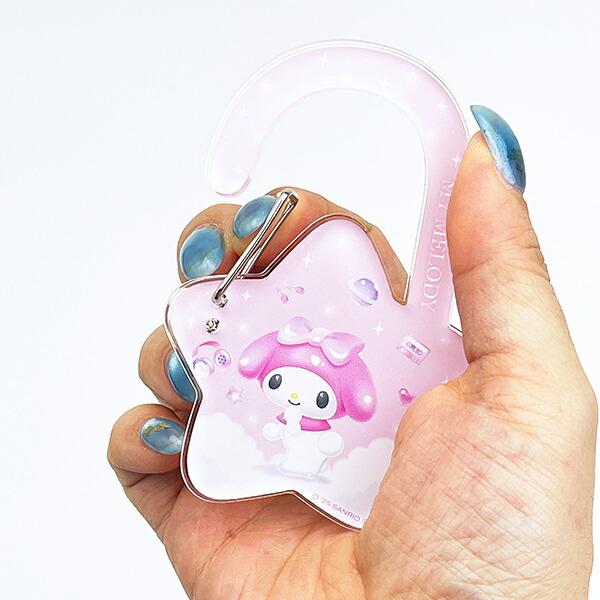 サンリオ マイメロディ＆クロミ パステルドリームランド アクリルカラビナ マイメロディ ピンク sanrio 商品画像3：キャラグッズPERFECT WORLD TOKYO