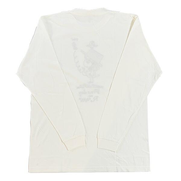 水森亜土 刺繍ロングスリーブTシャツ オンナノコ アイボリー 長袖 アパレル 商品画像3：キャラグッズPERFECT WORLD TOKYO