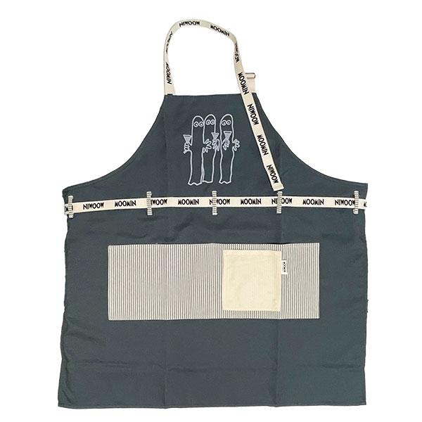 ムーミン ニョロニョロ エプロン キッチン アパレル MOOMIN