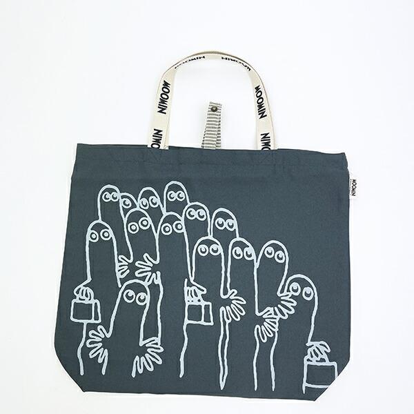 ムーミン ニョロニョロ ポータブルトートバッグ エコバッグ MOOMIN