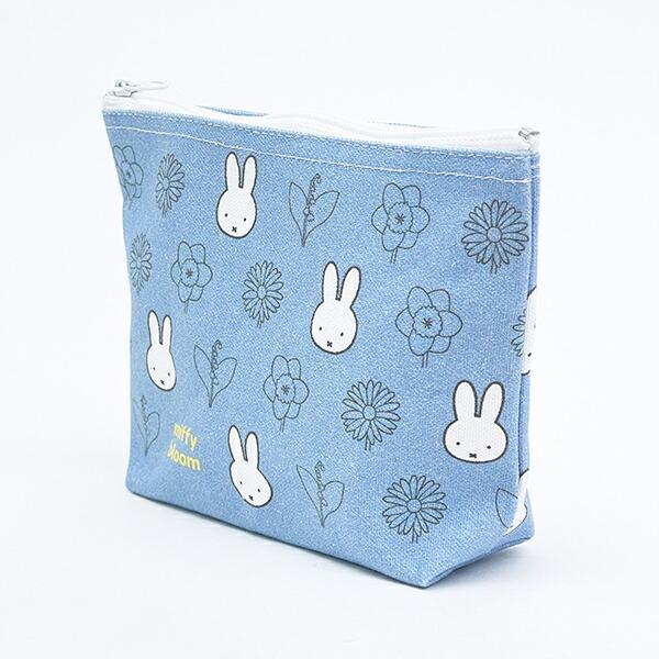 ミッフィー miffy フナガタポーチ (ブルー) miffy bloom 商品画像3：キャラグッズPERFECT WORLD TOKYO