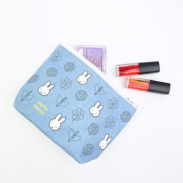ミッフィー miffy フナガタポーチ (ブルー) miffy bloom 商品画像5：キャラグッズPERFECT WORLD TOKYO