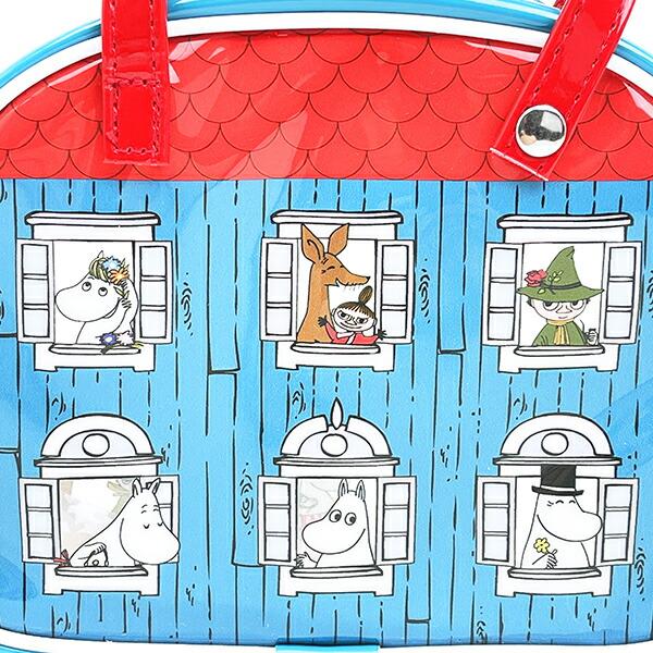 ムーミン ボストンバッグ風ポーチ ハウス MOOMIN 商品画像2：キャラグッズPERFECT WORLD TOKYO