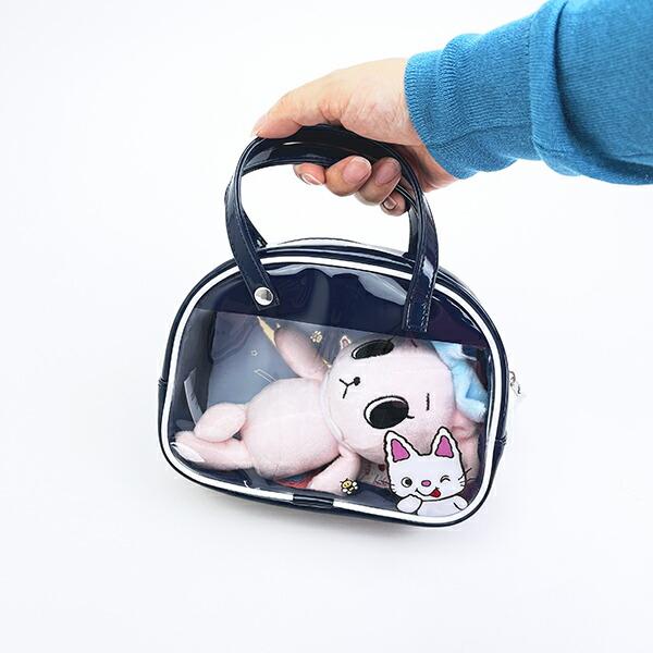ノンタン ボストンバッグ風ポーチ ほし ネイビー 商品画像4：キャラグッズPERFECT WORLD TOKYO