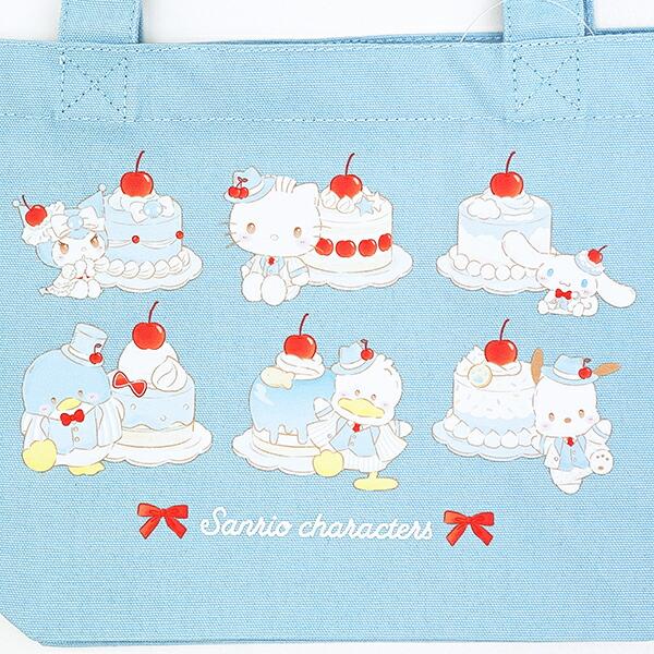 サンリオキャラクターズ ランチトートバッグ ライトブルー (ブルーチェリーケーキ) スイートケーキコレクション Sanrio 商品画像2：キャラグッズPERFECT WORLD TOKYO