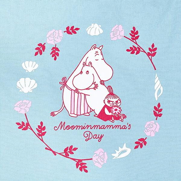ムーミン 母の日トートバッグ mamma's Day ライトブルー 商品画像2：キャラグッズPERFECT WORLD TOKYO