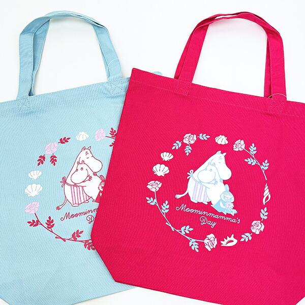 ムーミン 母の日トートバッグ mamma's Day ライトブルー 商品画像4：キャラグッズPERFECT WORLD TOKYO